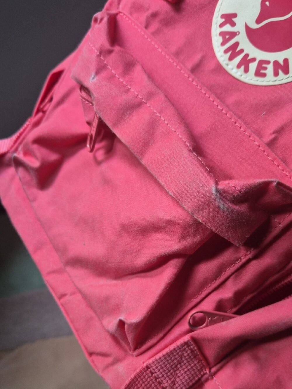 Fjallraven Kanken Mini Backpack Pink Coral - Picture 4 of 8
